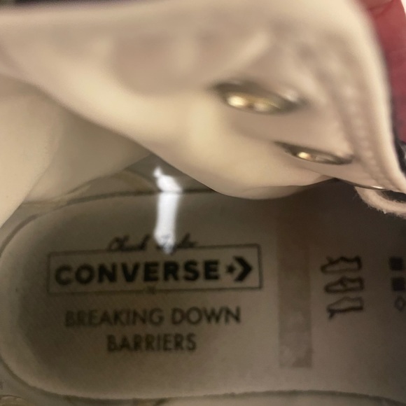 RARE Converse Breaking Barriers Earl Lloyd Washington Capitols Mens Size 7 - Picture 8 of 10